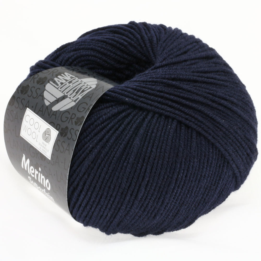 Lana Grossa Cool Wool -0414 nachtblauw