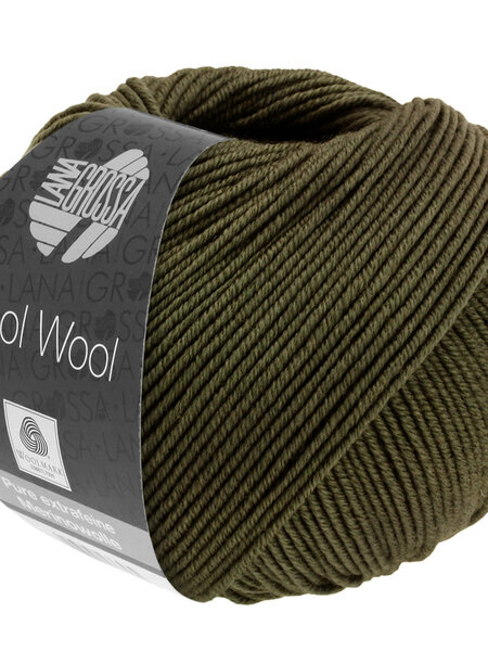 Lana Grossa Cool Wool -2091 olijf-25%