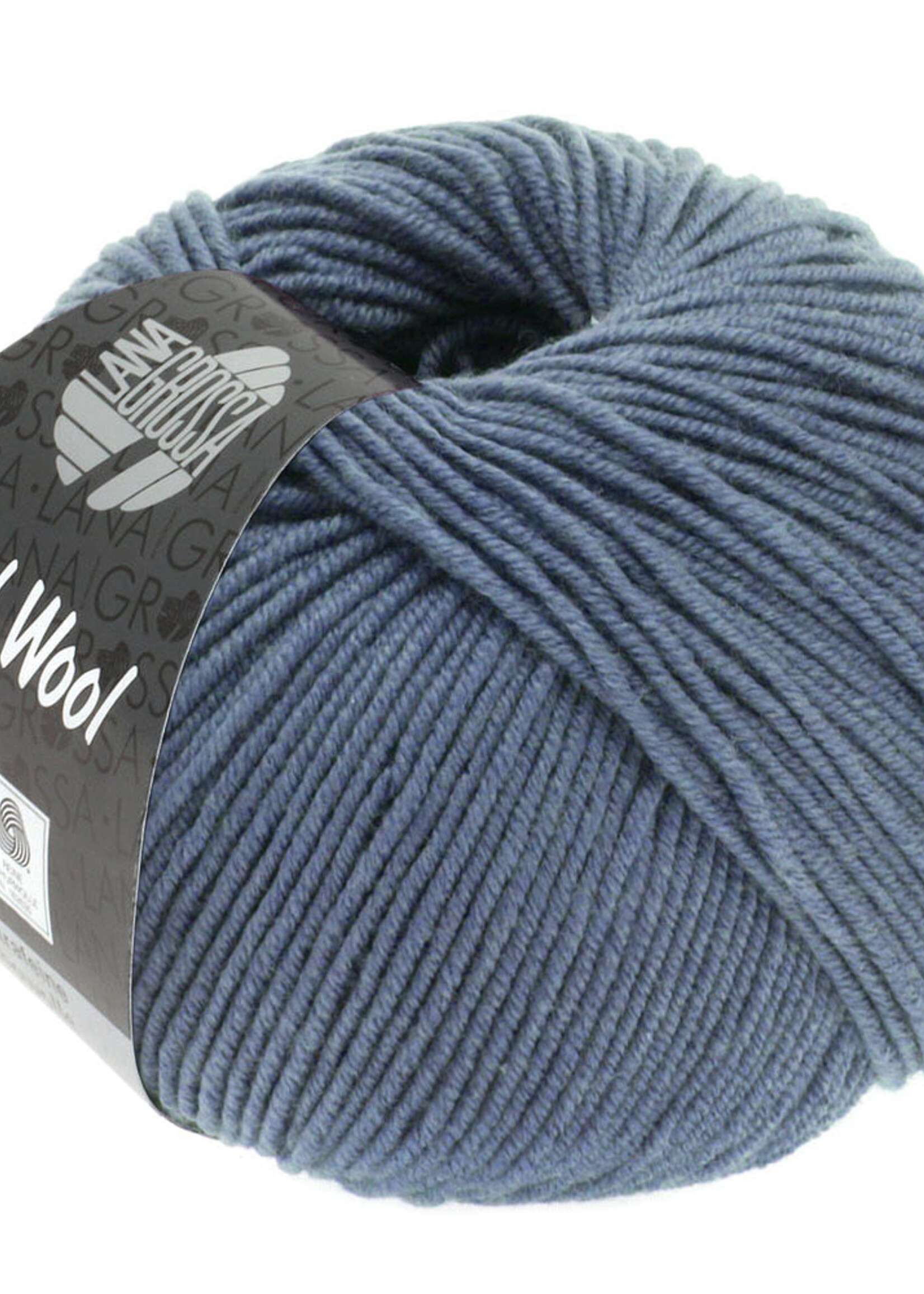 Lana Grossa Cool Wool - Lana Grossa 2037 grijs-blauw