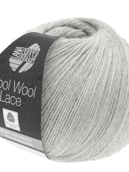 Lana Grossa Cool Wool Lace -27 licht grijs