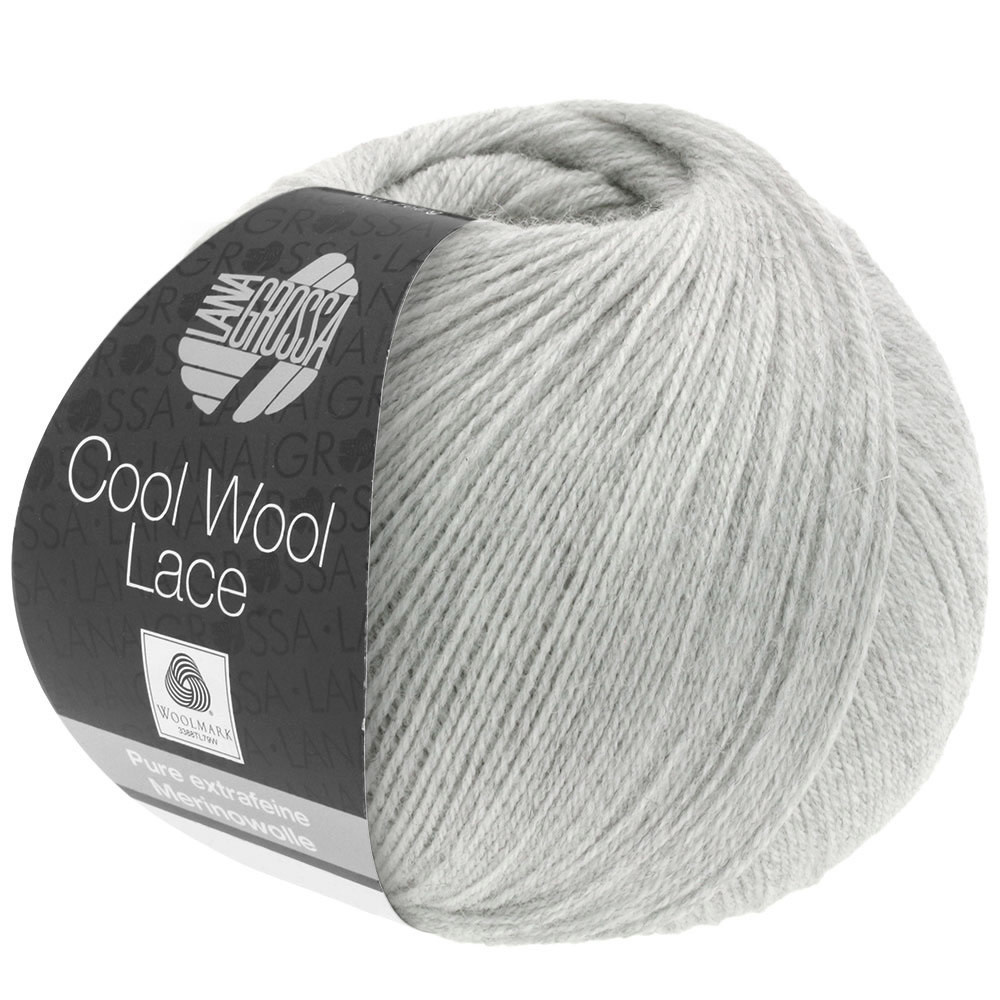 Lana Grossa Cool Wool Lace -27 licht grijs