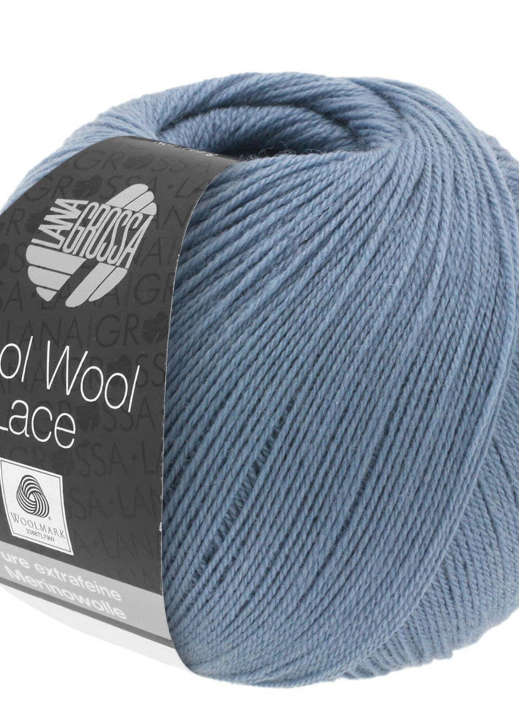 Lana Grossa Cool Wool Lace - Lana Grossa 002-duifblauw