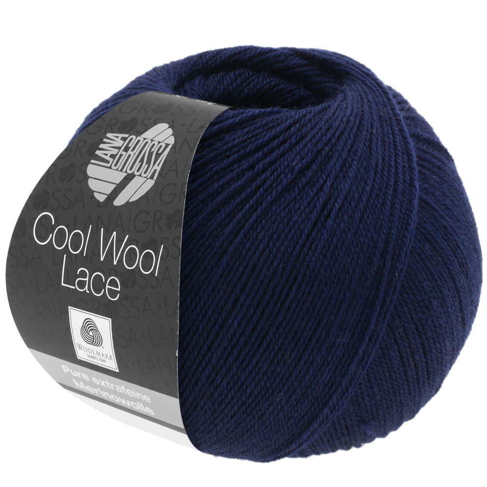 Lana Grossa Cool Wool Lace -23 nachtblauw