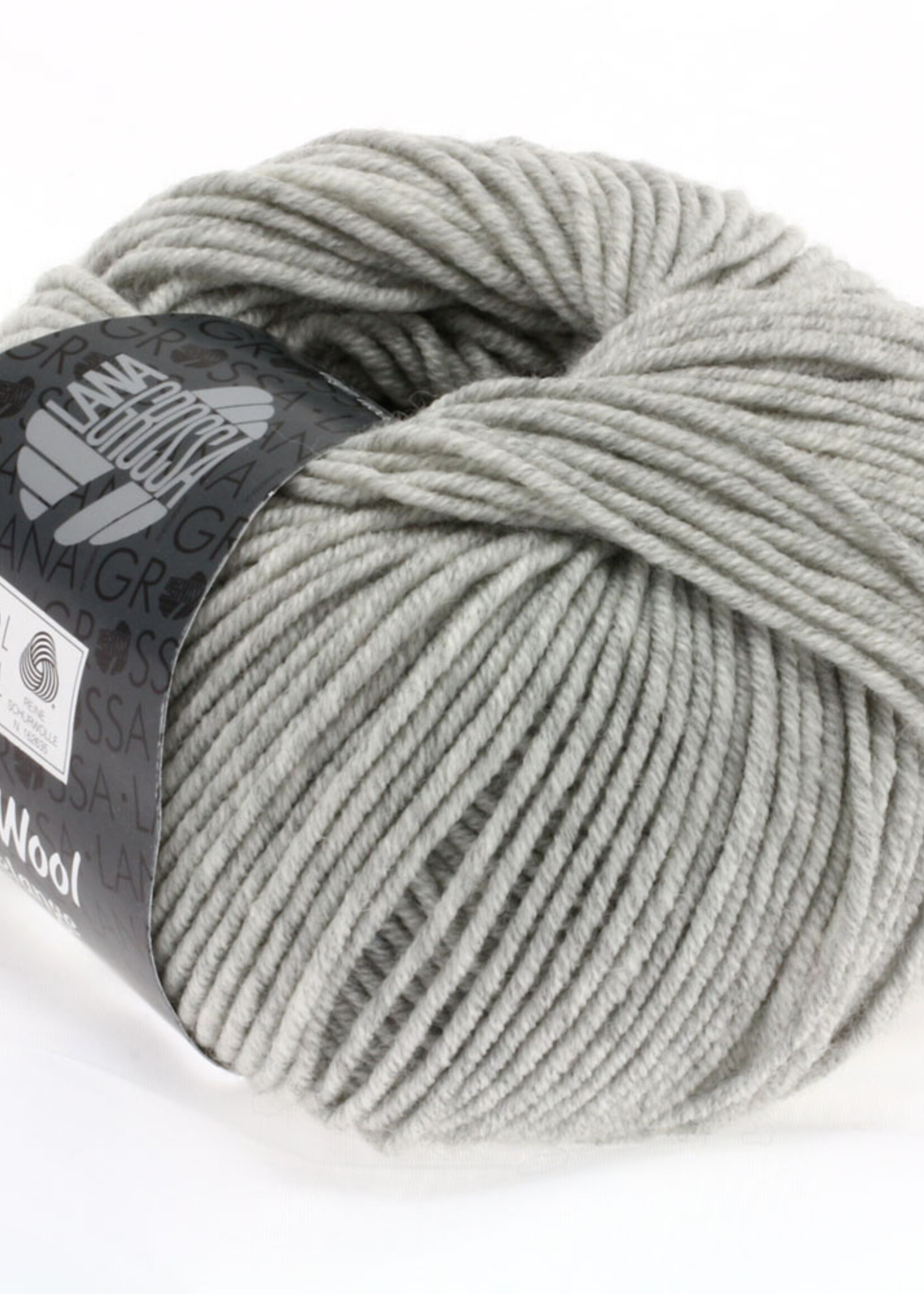 Lana Grossa Cool Wool -0443 bleekgrijs gemêleerd