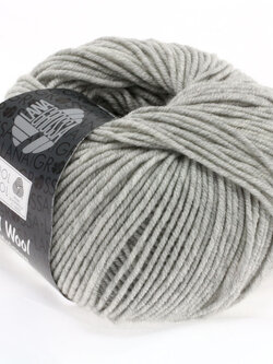Lana Grossa Cool Wool -0443 bleekgrijs gemêleerd