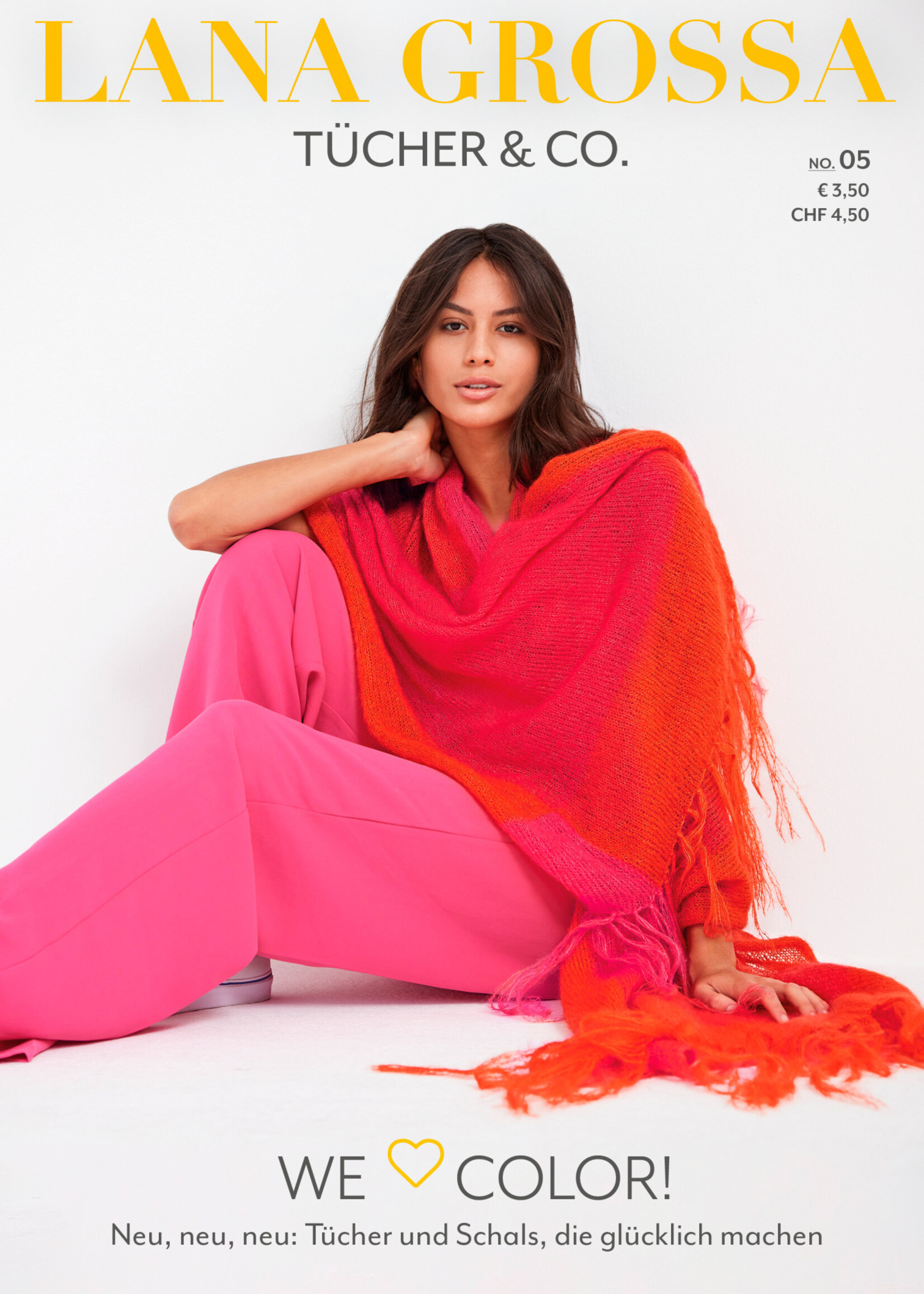Lana Grossa Tücher & Co. No. 5 - Tijdschrift (DE) + Beschrijvingen (NL)