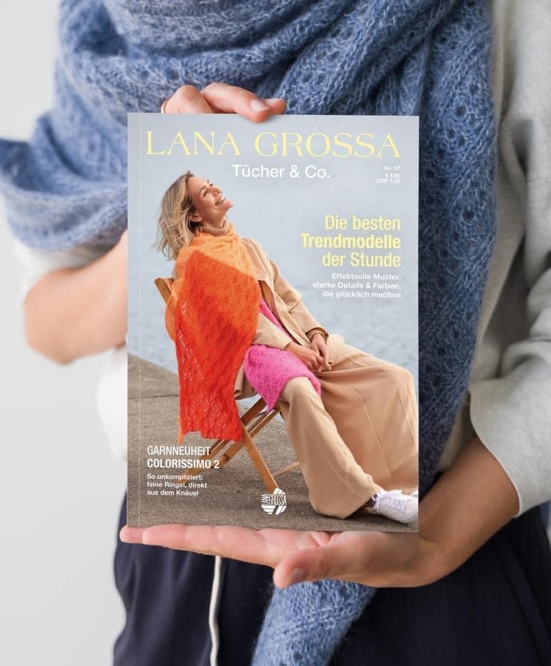 Lana Grossa Tücher & Co. No. 7 - Tijdschrift (DE) + Beschrijvingen (NL)