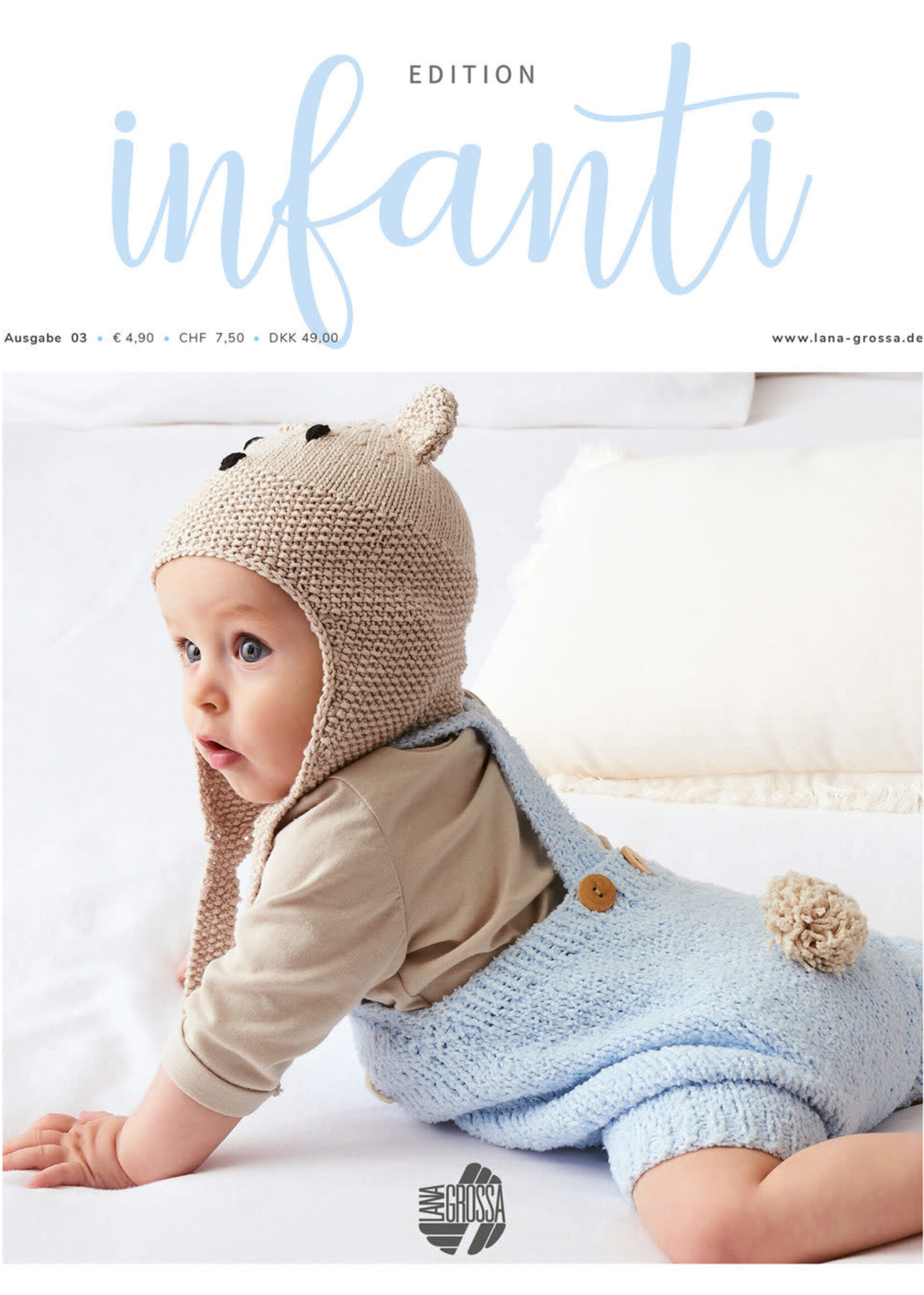 Lana Grossa Infanti edition No. 03 - Tijdschrift (DE) + Beschrijvingen (NL)
