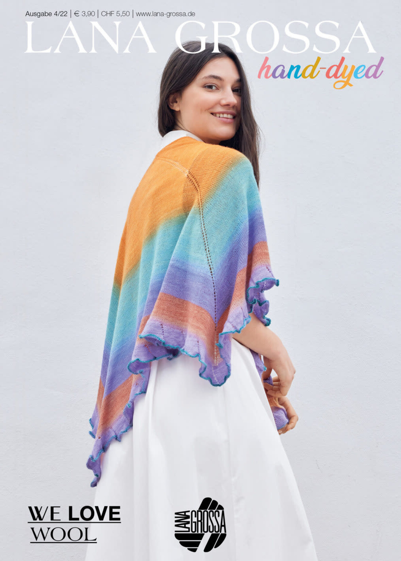 Lana Grossa Hand-Dyed Special No. 04 - Tijdschrift (DE) + Beschrijvingen (NL)
