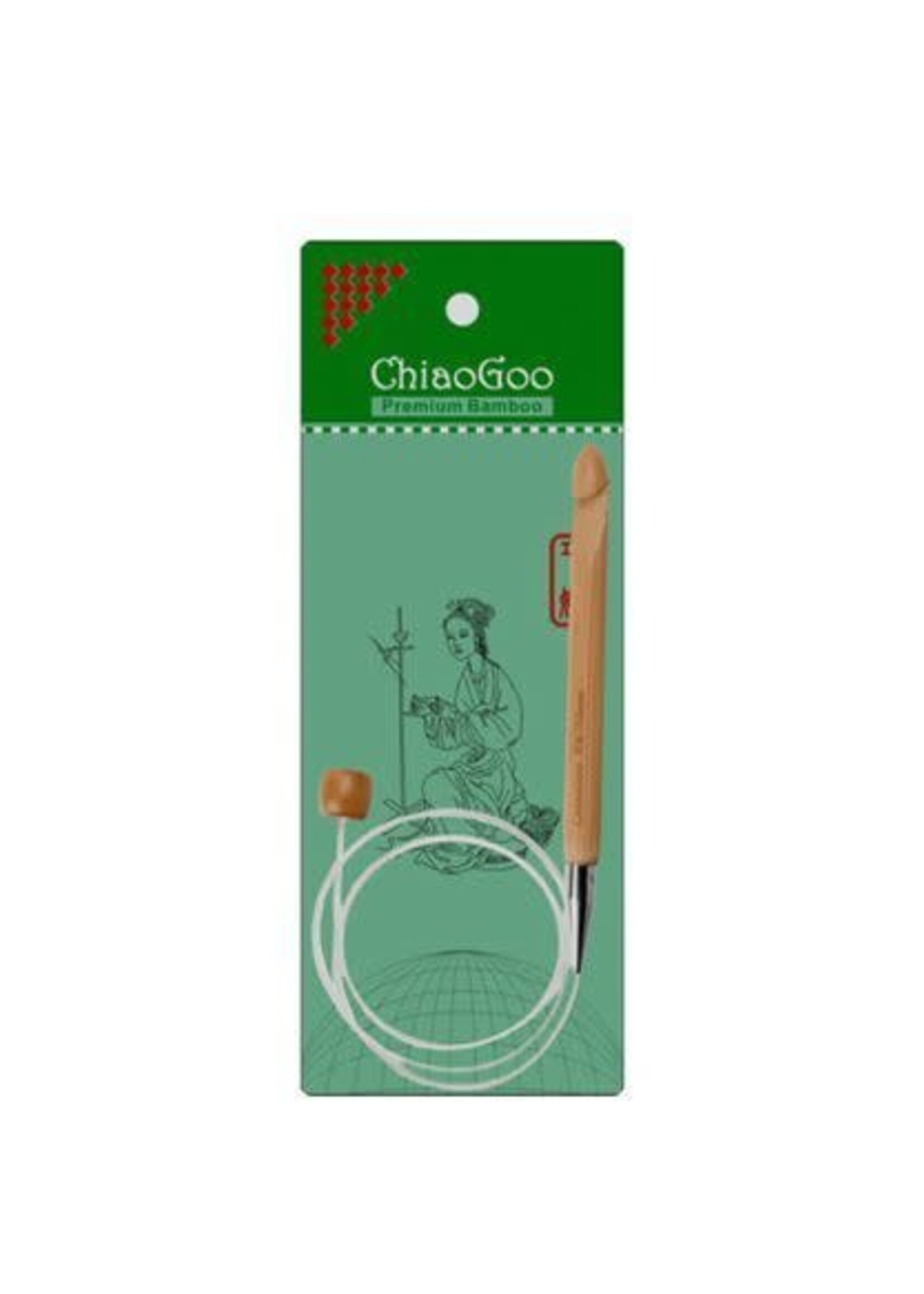 ChiaoGoo ChiaoGoo Tunische haaknaald flexibel 80 cm 6.50mm