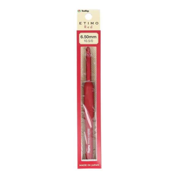 Tulip Tulip Etimo Red haaknaalden softgrip 6.5mm