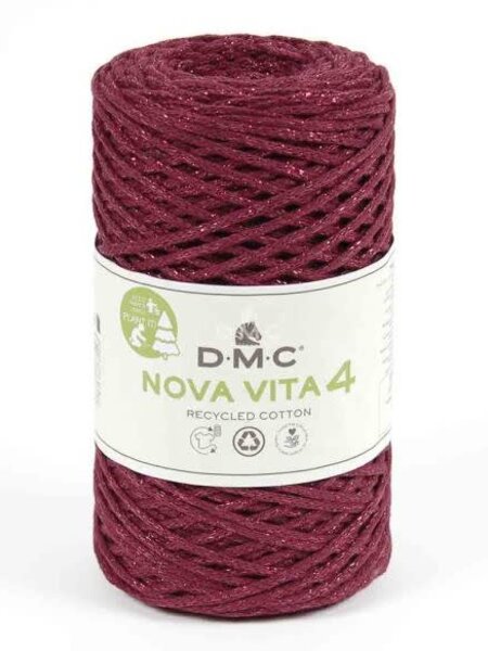 DMC Nova Vita nr. 4 Metallic - DMC -115 rood-50%