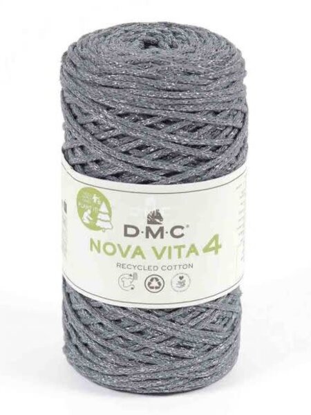 DMC Nova Vita nr. 4 Metallic - DMC -012 grijs-50%