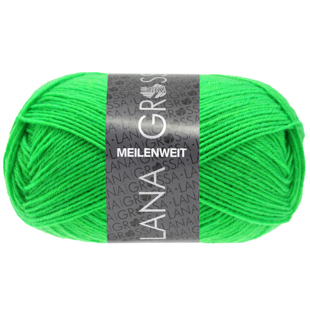 Lana Grossa Meilenweit 50 - neon donker groen - Lana Grossa