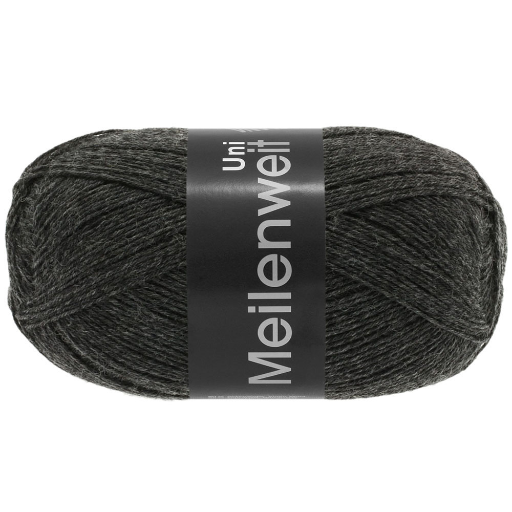 Lana Grossa Meilenweit 100gr Uni - Lana Grossa -1106 zwart