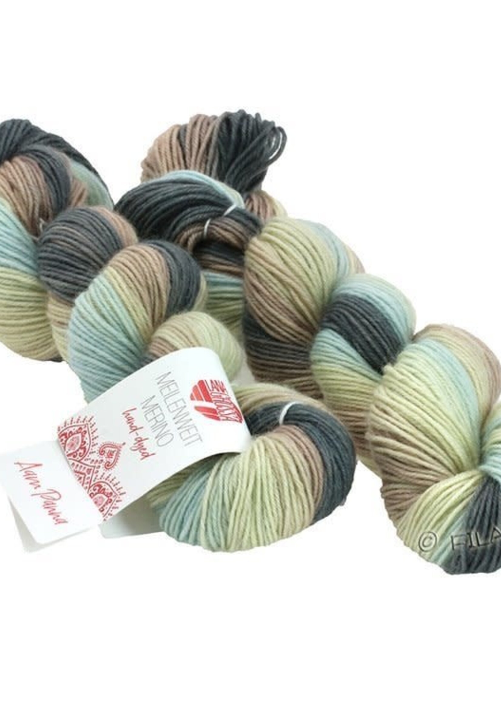 Lana Grossa Meilenweit 2x 50gr Merino hand-dyed - Lana Grossa -202 Aam Panna