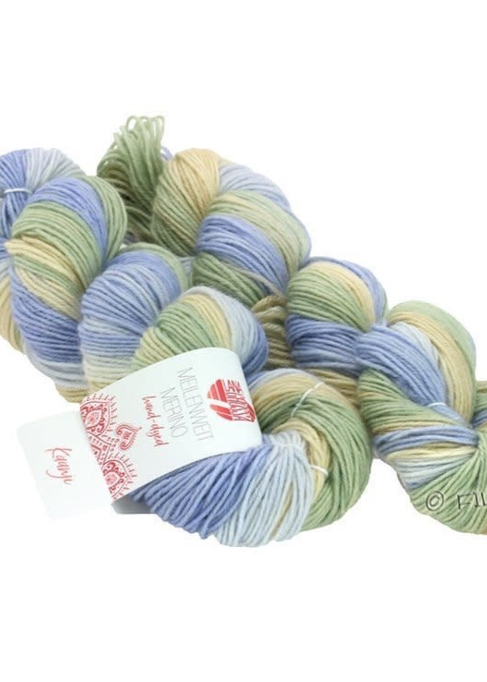 Lana Grossa Meilenweit 2x 50gr Merino hand-dyed - Lana Grossa -206 Kaanji