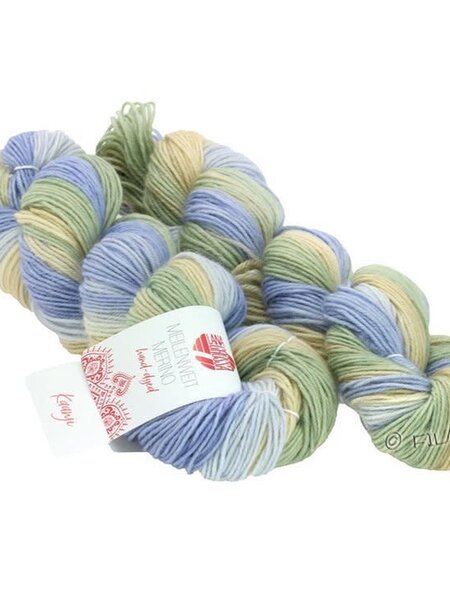 Lana Grossa Meilenweit 2x 50gr Merino hand-dyed - Lana Grossa -206 Kaanji