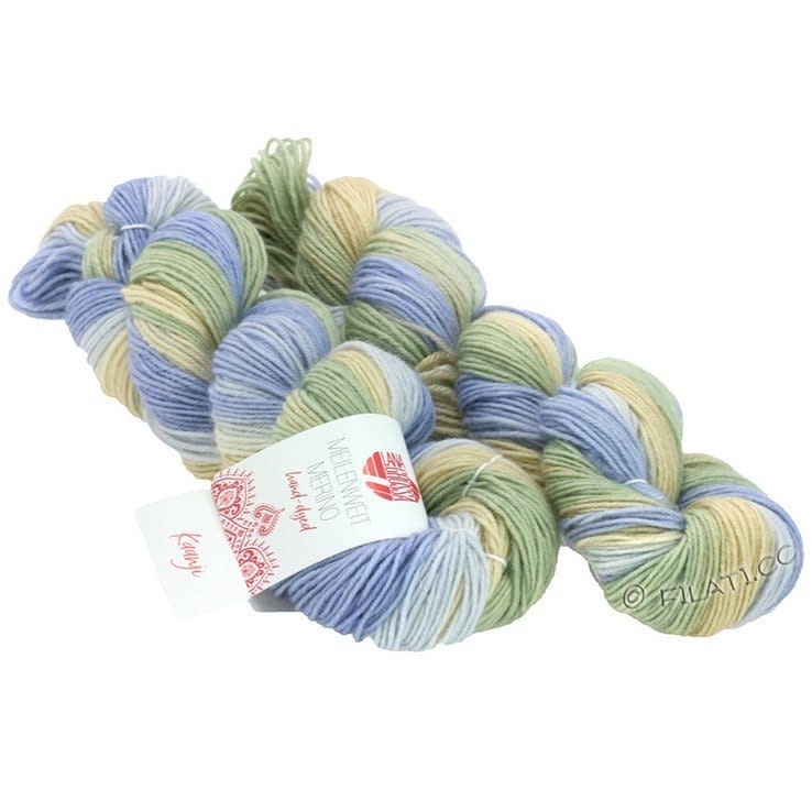 Lana Grossa Meilenweit 2x 50gr Merino hand-dyed - Lana Grossa -206 Kaanji