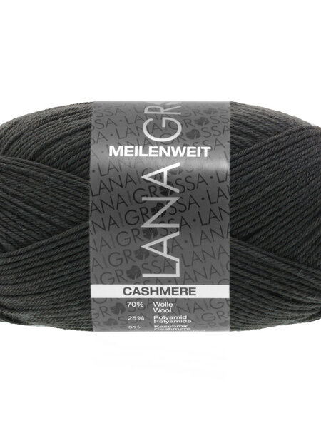 Lana Grossa Meilenweit 50g Cashmere - Lana Grossa -055 antraciet