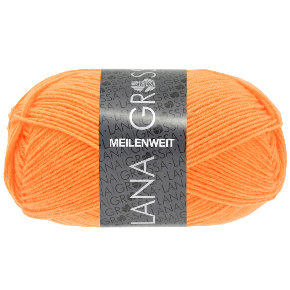 Lana Grossa Meilenweit 50 - Lana Grossa -1396 neon Oranje