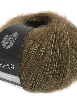 Lana Grossa Silkhair -165 olijfbruin