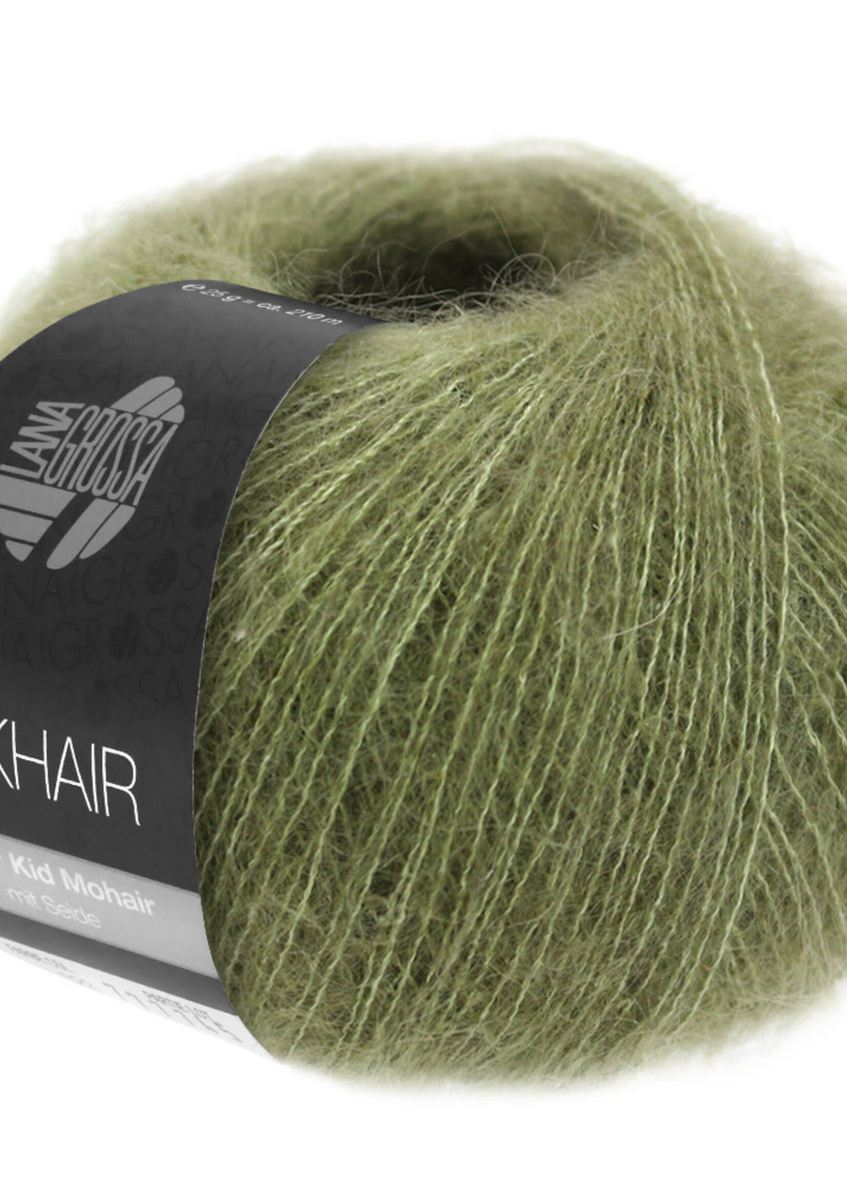 Lana Grossa Silkhair -166 olijf