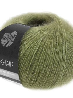 Lana Grossa Silkhair -166 olijf