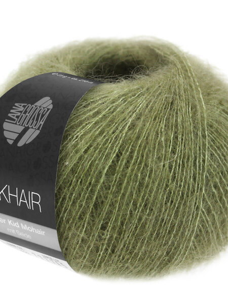 Lana Grossa Silkhair -166 olijf