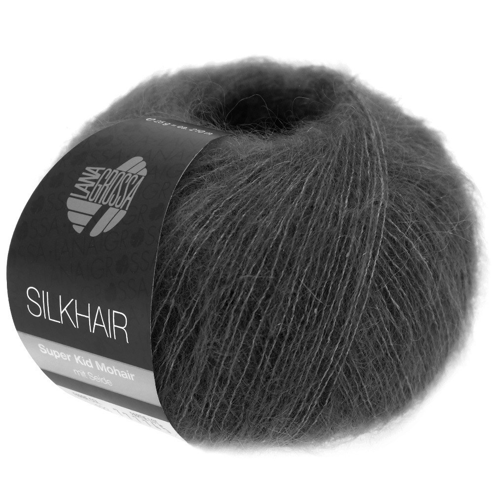 Lana Grossa Silkhair - Lana Grossa -183 Antraciet