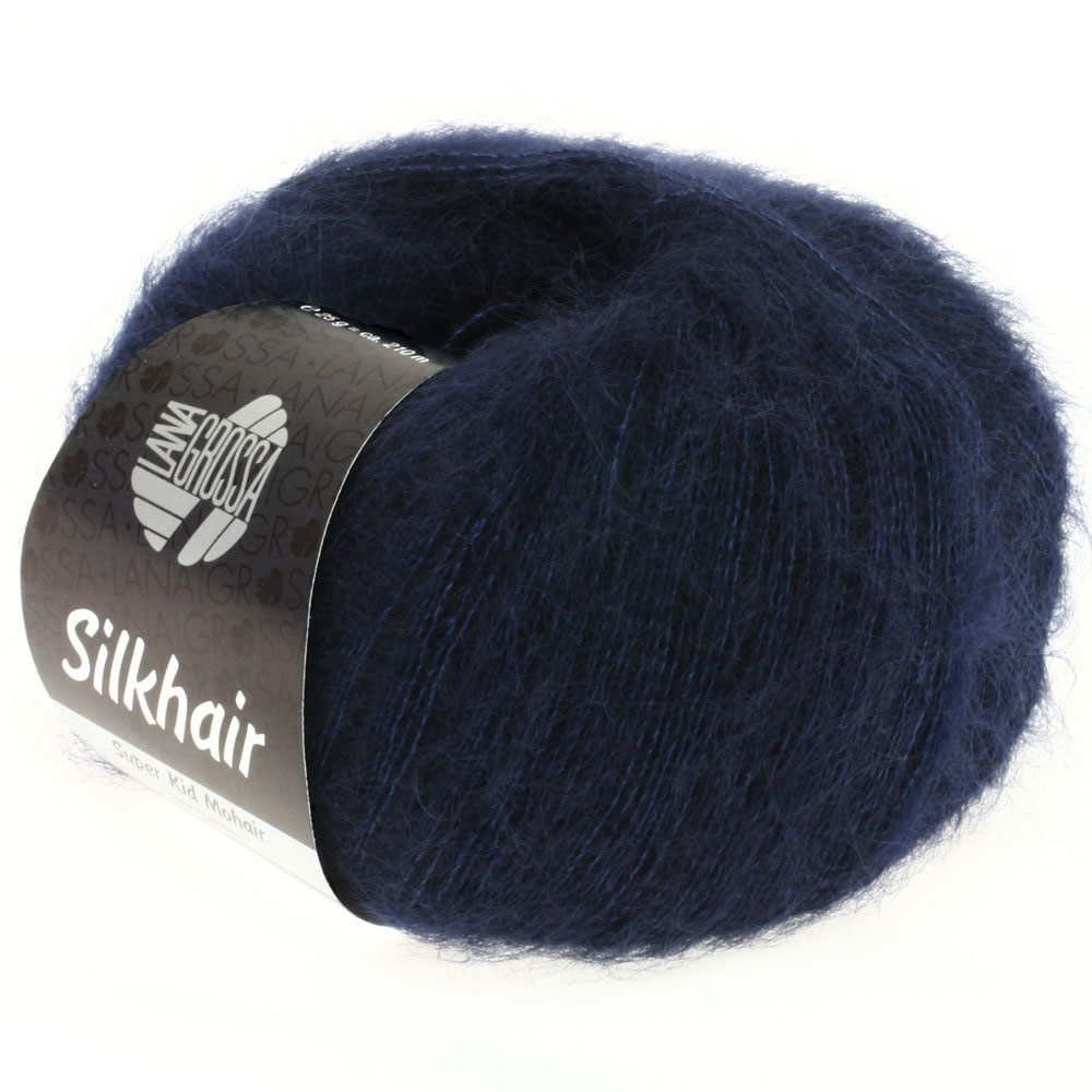 Lana Grossa Silkhair - Lana Grossa -27 nachtblauw