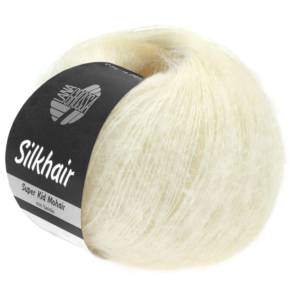 Lana Grossa Silkhair -117 wit