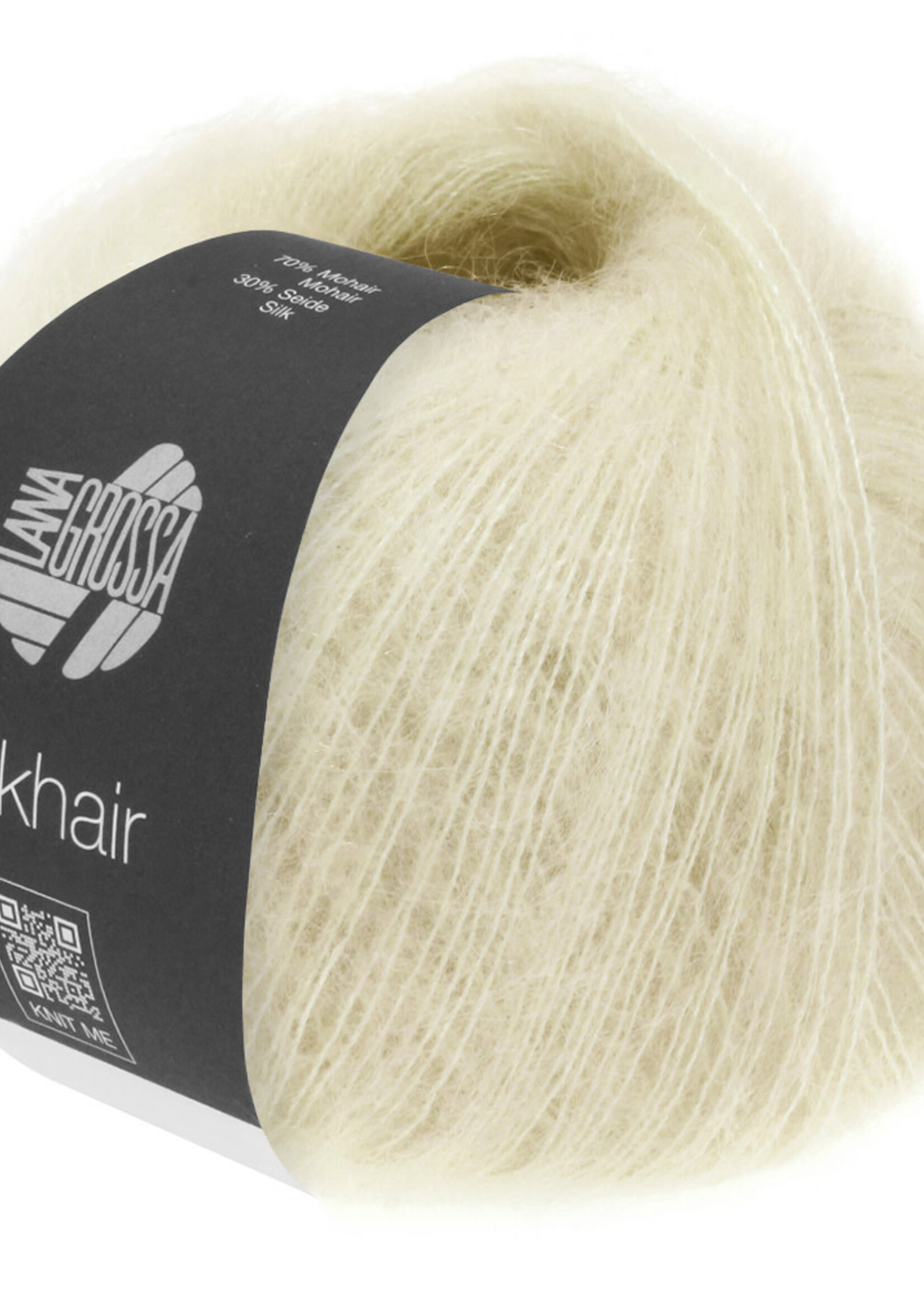 Lana Grossa Silkhair -052 ruw wit