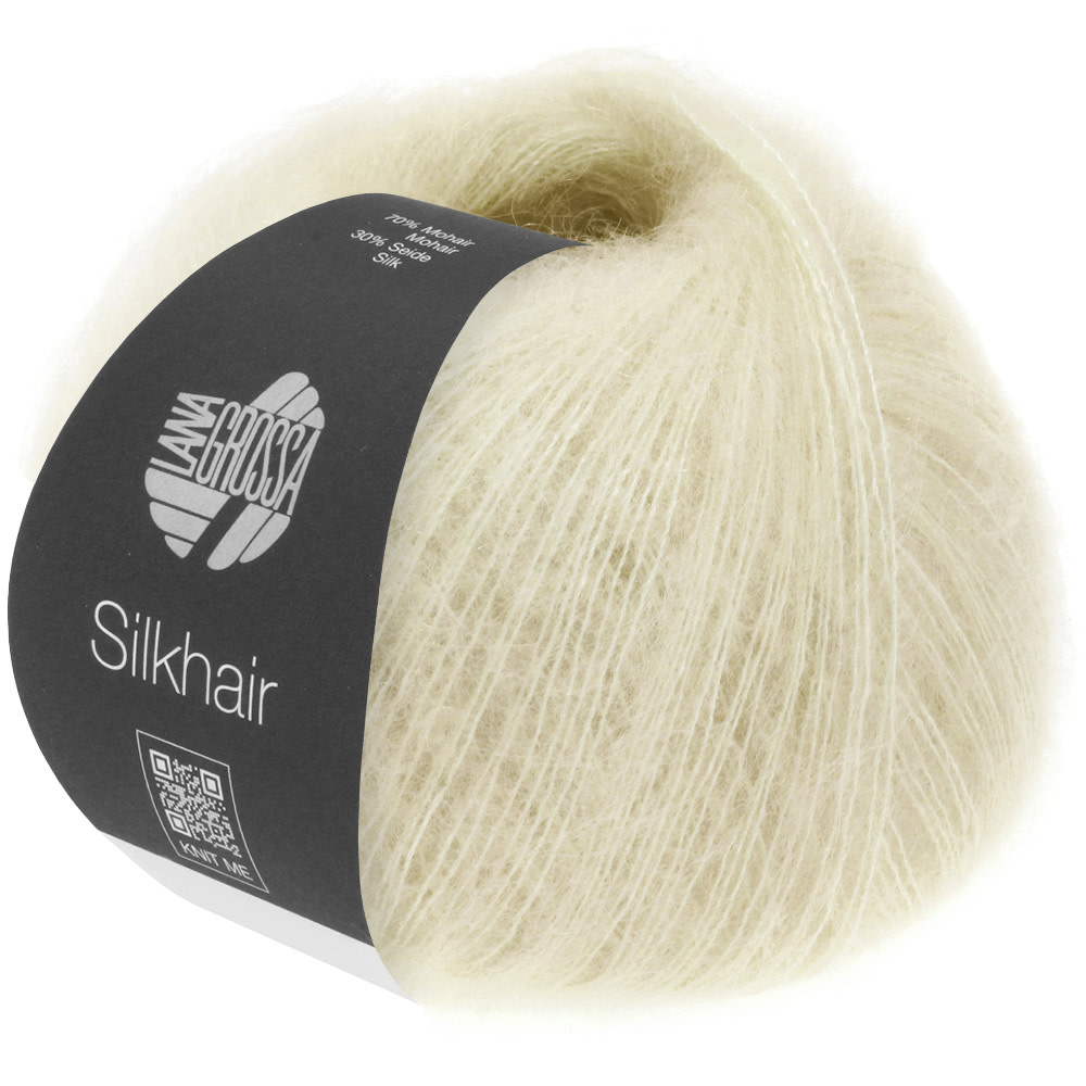 Lana Grossa Silkhair -052 ruw wit