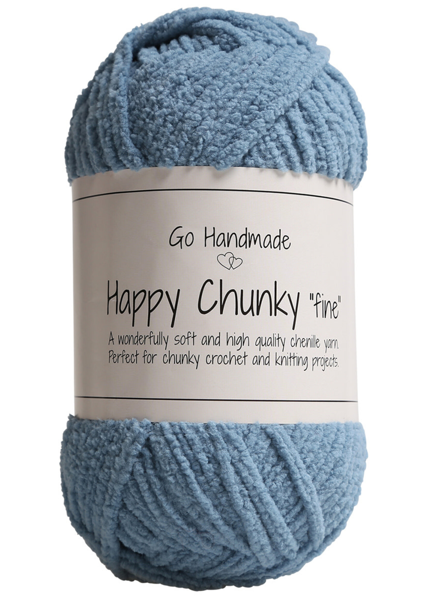GoHandmade Happy Chunky "fine" jeans blue