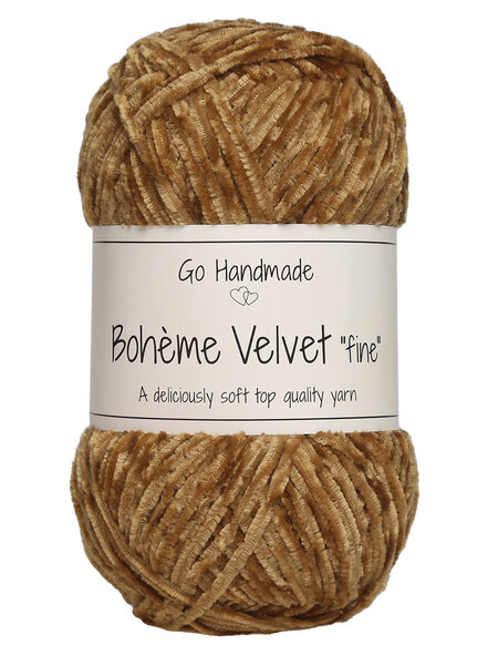 GoHandmade Bohème Velvet "fine" -vintage curry