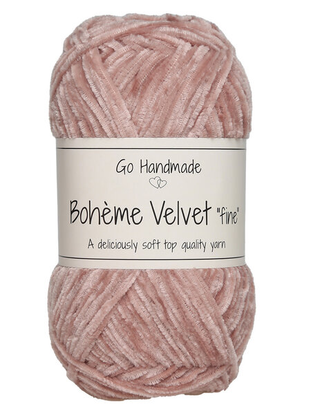 GoHandmade Bohème Velvet "fine" -nude