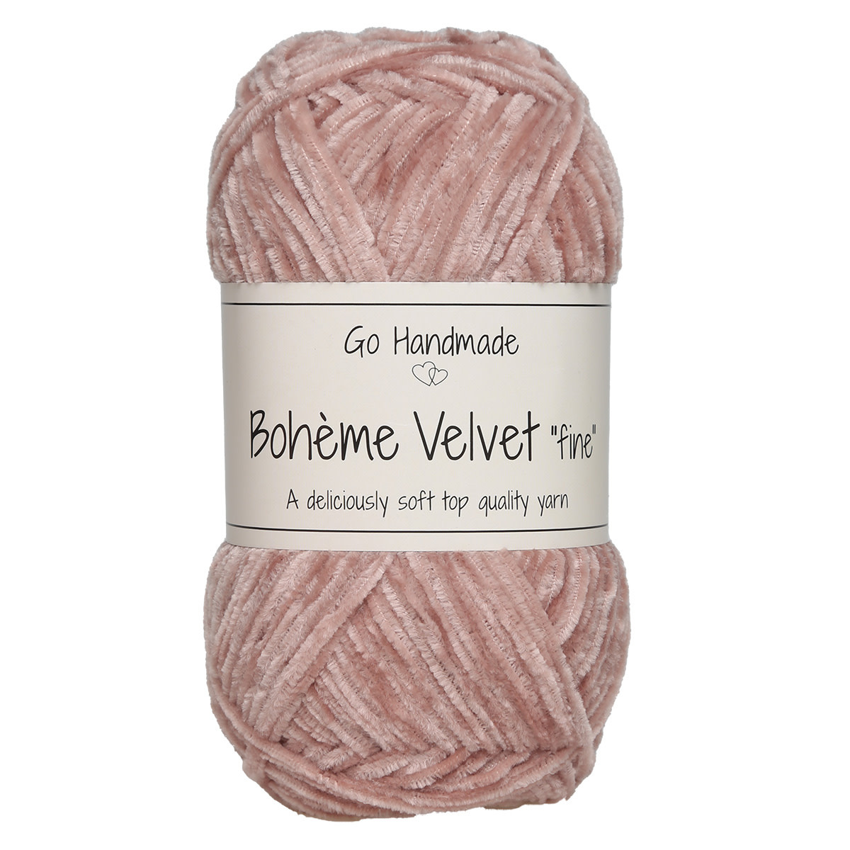 GoHandmade Bohème Velvet "fine" -nude