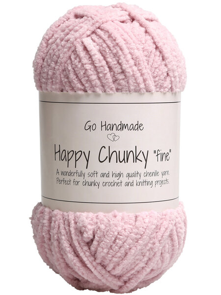 GoHandmade Happy Chunky "fine" old rose