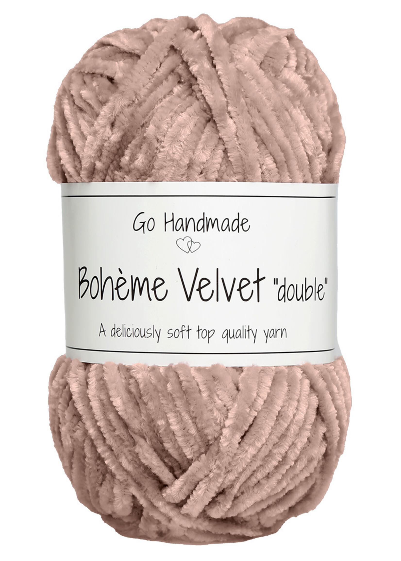 GoHandmade Bohème Velvet "double" -brown