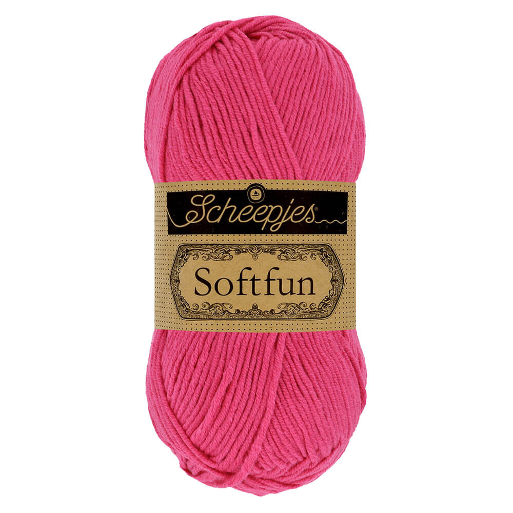 Scheepjes Softfun - Scheepjes -2495 Hot Pink