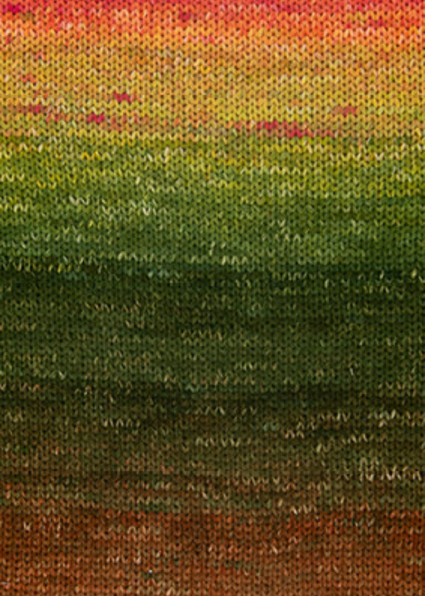 Lana Grossa Cotonella - 05 Wijnrood/oranje/geel/donkergroen/fir/mosgroen/nougat/roest/grijsgroen -20%