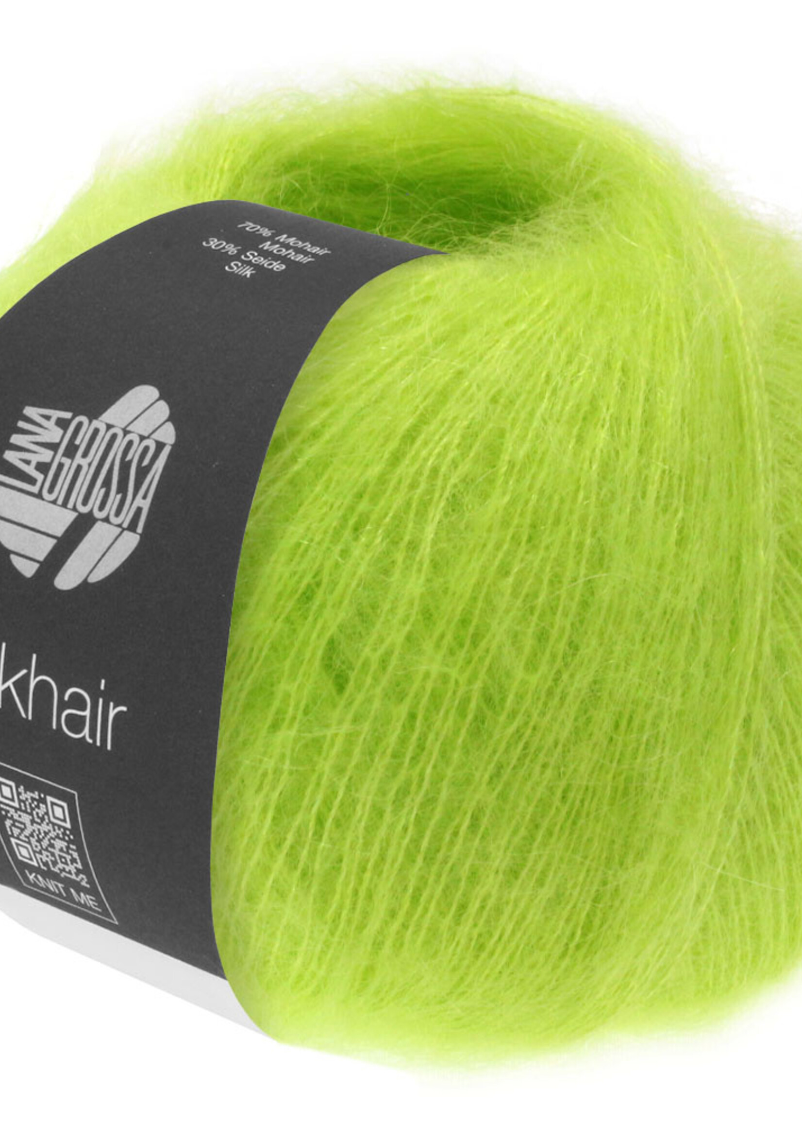 Lana Grossa Silkhair -157 signaalgroen