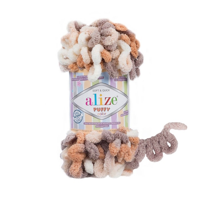 Puffy Color - Alize - 5926 Cream Camel Taupe