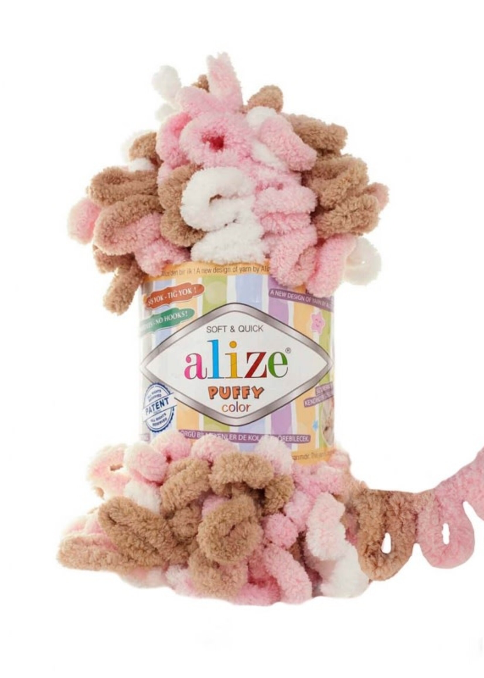 Puffy Color - Alize - 6046 - White Sand pink