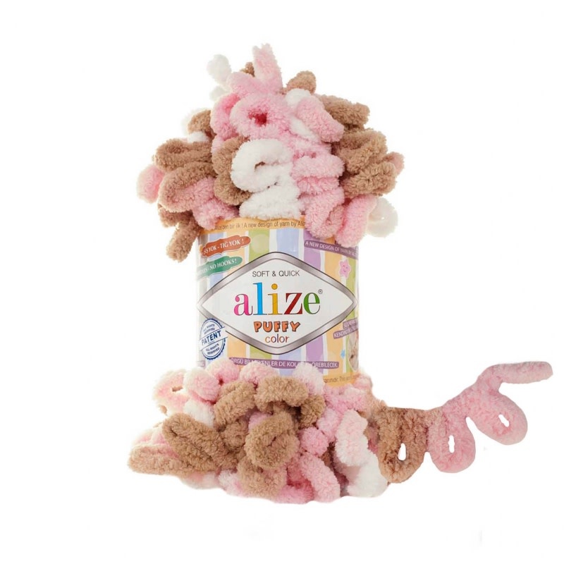 Puffy Color - Alize - 6046 - White Sand pink