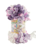 Puffy Colour - Alize - 6305 - White Pink Purple