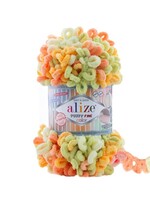 Puffy Fine Color - Alize - 6313 Peach Apple Yellow