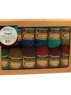 Scheepjes Scheepjes Softfun colour pack 12x20g - Jewel
