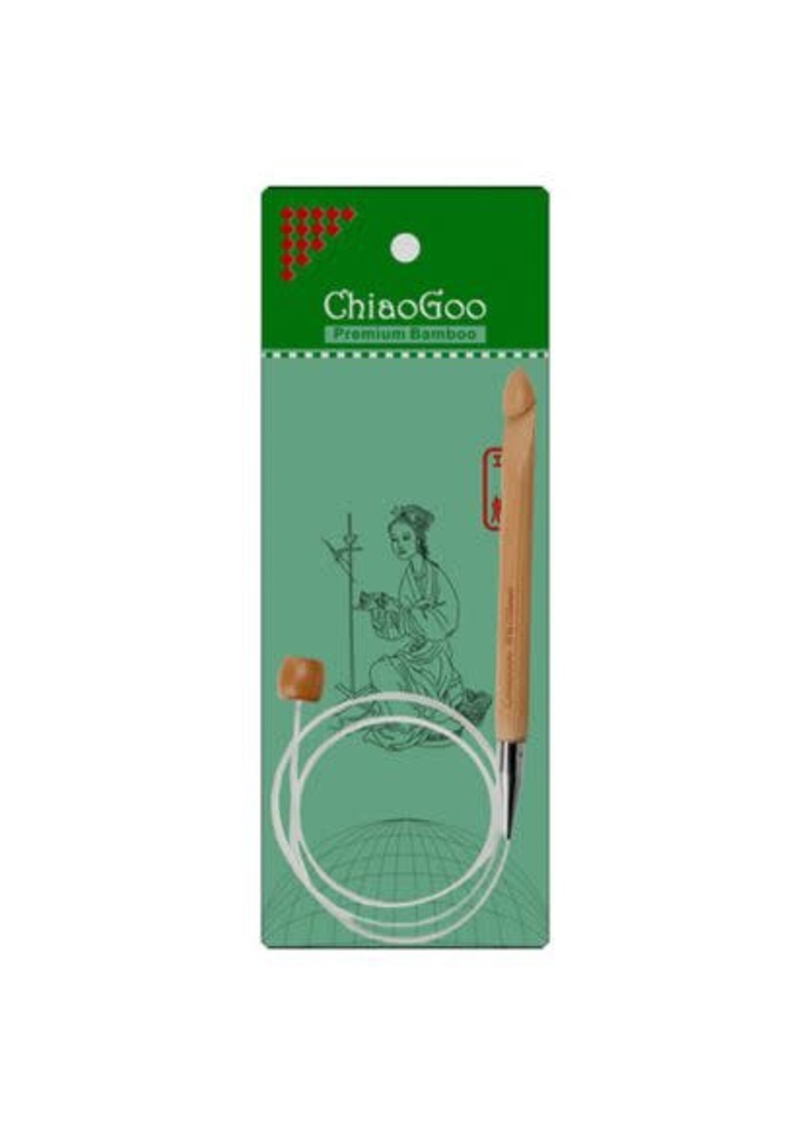 ChiaoGoo ChiaoGoo Tunische haaknaald flexibel 60cm 6.00mm